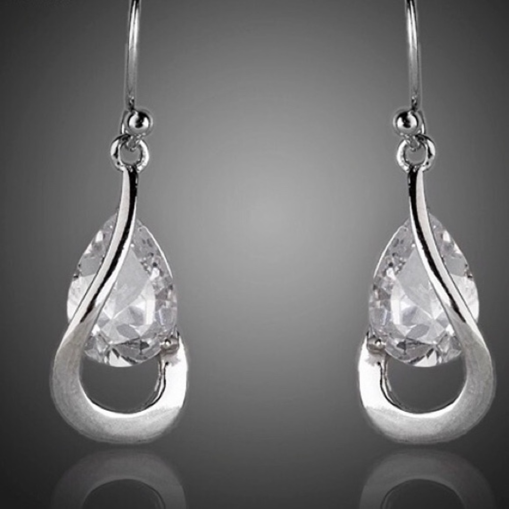 Teardrops Loop Earrings